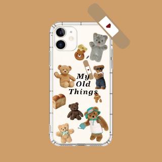 เคสโทรศัพท์มือถือ Tpu นิ่ม แบบใส ลายการ์ตูนหมีน่ารัก สําหรับ Iphone 14Pro 12 13 Pro Max XR 11Pro Xs Max Xs 7 8 Plus