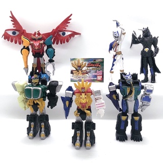 กาชาปอง เซ็นไต กาโอเรนเจอร์ HG Power Rangers Wild Force Hyakujuu Sentai Gaoranger Gashapon (Set of 6)