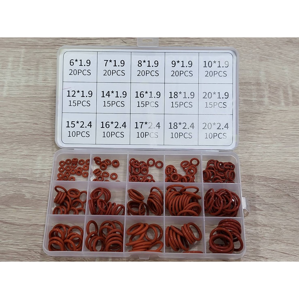 ZEN ชุดโอริงแดง ยางโอริง สีแดง 225 ชิ้น รุ่น ZE866 ของแท้ สินค้าพร้อมส่ง