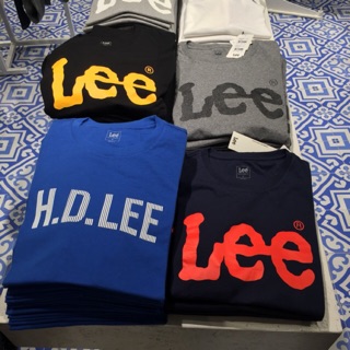 Lee 100% men’s basic tee มีไซส์ถึงXXL ของแท้💯💯ถุง+ป้ายครบ ผ้าไม่บาง