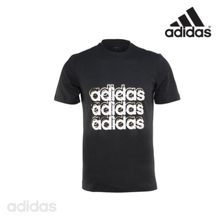 New Adidas เสื้อยืดผู้ชาย อาดิดาส Men T-Shirt Black Logo Tee (สินค้าลิขสิทธิ์แท้ %) sale