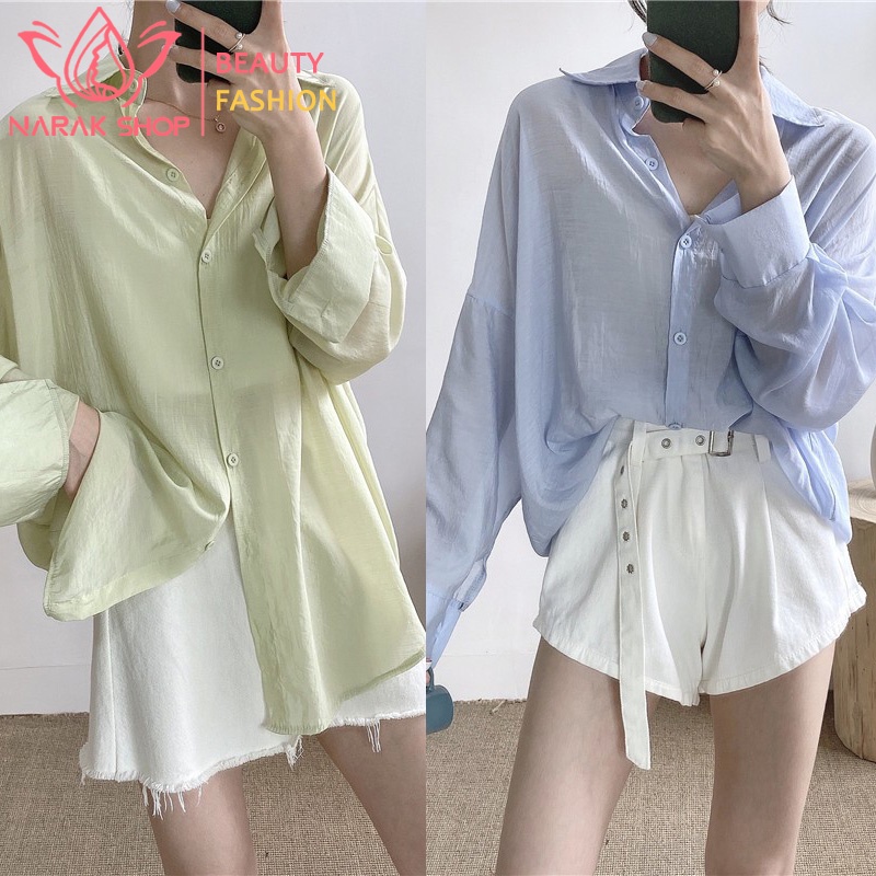 เสื้อเชิ้ตผู้หญิงแขนยาว