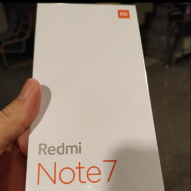 Xiaomi Redmi Note 7 สีดำ 4/128 ของใหม่ ไม่แกะซีล ปกศ.ไทยเต็มปี