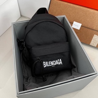 BALENCIAGA OVERSIZED MINI BACKPACK IN BLACK