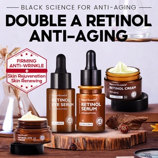 Vibrant GLAMOUR Natural Retinol Sets ครีมบํารุงผิวหน้า เรตินอล เซรั่มบํารุงรอบดวงตา เรตินอล ครีมบํารุงรอบดวงตา ต่อต้านริ้วรอยแห่งวัย