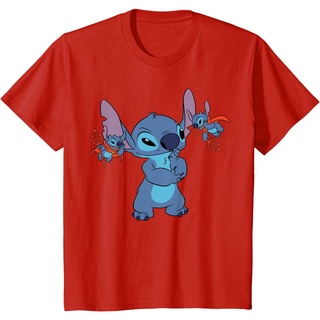 เสือยืดผู้ชาย Tee KL Disney Lilo และสติทช์เสื้อยืดเลวทั้งหมดสําหรับผู้ชายผู้หญิงเสื้อยืดผ้าฝ้าย uzS