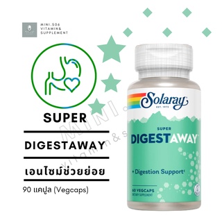 [ เอนไซม์ย่อย ] - Solaray, Super Digestaway, Digestive Enzyme Blend x 90 แคปซูล (VegCaps)