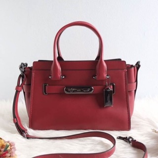 COACH 12111 Swagger 27 อะไหล่รมดำ สวยหรูมากมาย ขนาด 14" (L) x 7 1/2" (H) x 5 1/2" (W)  งานชอปมีถุงผ้าค่ะ