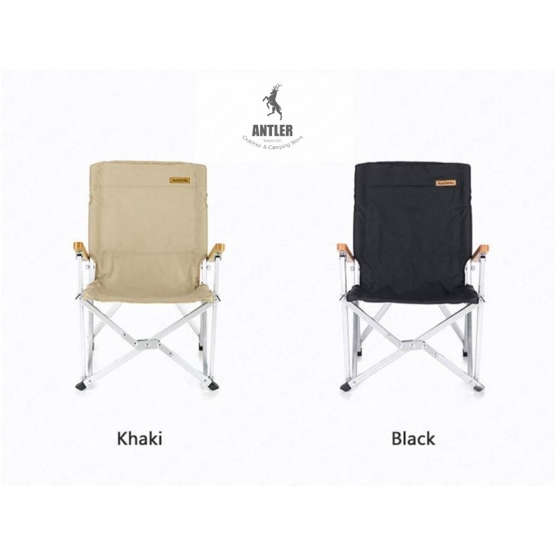 เก้าอี้ Naturehike รุ่น Shangye folding chair พร้อมถุง(size m ปรับระดับไม่ได้) เก้าอี้พับ เก้าอี้น้ำหนักเบา
