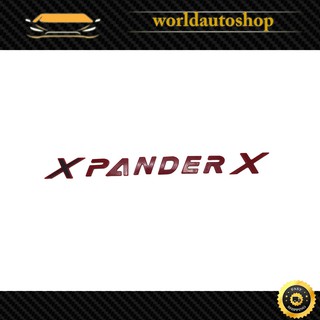 โลโก้ "X PANDER" สูง3.2เซน สีแดง Mitsubishi  Xpander ปี2018 - 2019