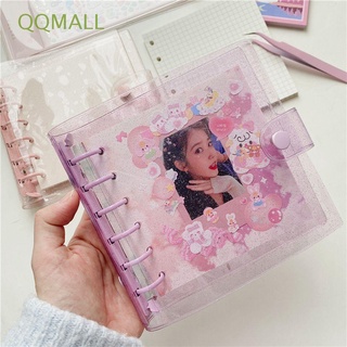 Qqmall สมุดโน๊ตบุ๊ค Pvc ลายกลิตเตอร์ ขนาด A7