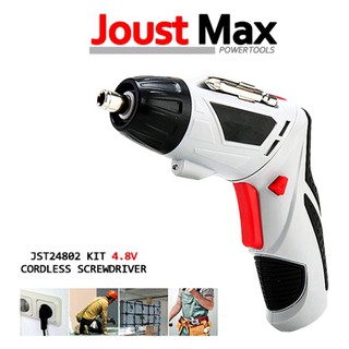 สว่านไขควงไฟฟ้า ไร้สาย Joust Max แบต 4.8V