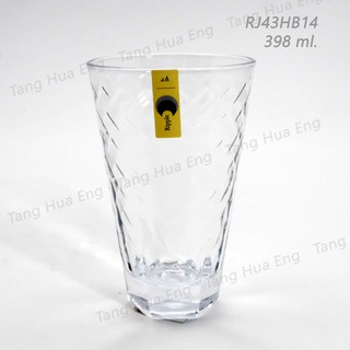 ( 6 ใบ ) แก้วไฮบอล Ripple Hi-Ball Glass 398 ml #RJ43HB14