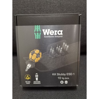 ชุดไขควง Wera Kraftform Kompakt Stubby ESD 1 Code Nr:.05057472001