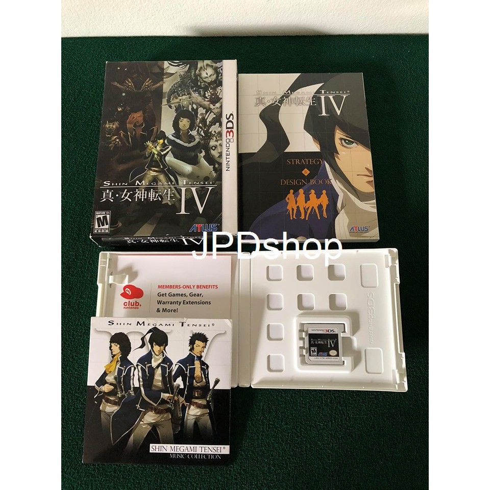 ชุดสะสมแผ่นแท้ 3DS Shin Megami Tensei IV 4 Limited Collector's Deluxe Premium Box Set