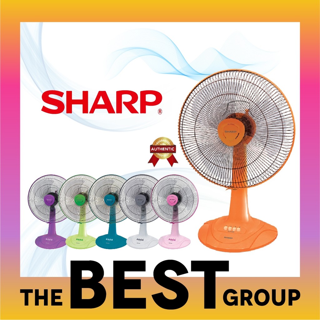 SHARP พัดลมตั้งโต๊ะ 16 นิ้วรุ่น PJ-TA163,TA164,TA165 (พัดลม 16 นิ้ว)(ของแท้รับประกันศูนย์)