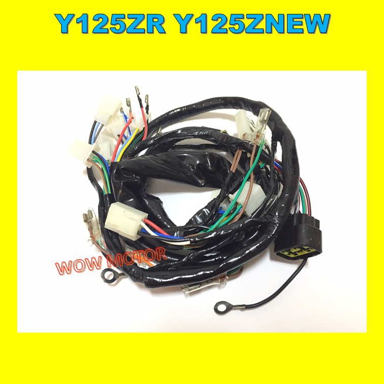 Y125ZR WIRING SET Y125Z ใหม่ WIRNG SET Y125-ZR WIRING SET Y125ZR ชุดสายไฟ Y125 ZR WIRING SET BOSSKU 