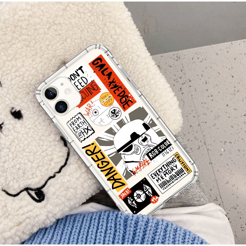 แฟชั่น Cool Star Wars สําหรับ IPhone 14 15 Pro 11 12 13 Pro Max XS MAX XR X 8 7 Plus 12 13 mini ซิลิโคนนุ่มกรณีโปร่งใส ราคา ถูกที่สุด โปรบีเคเค แกลเลอรีภาพที่ 6