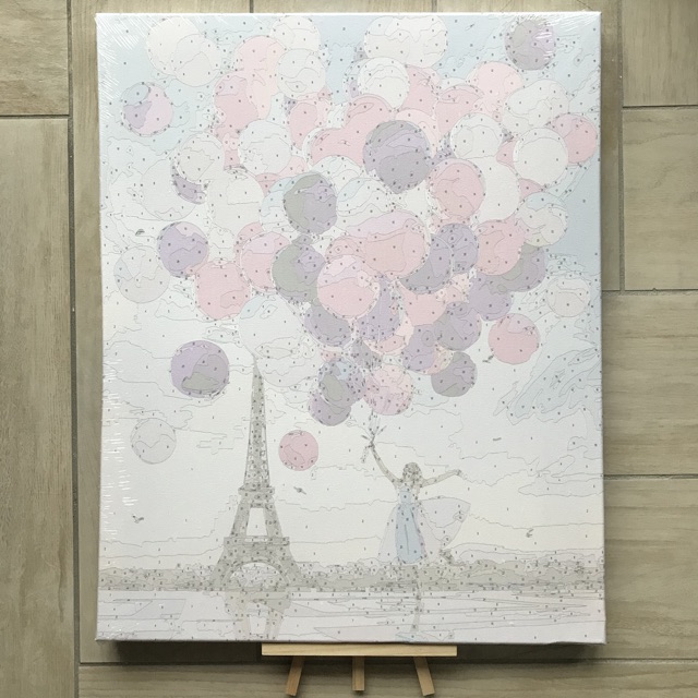 RANDOM DIY PAINT BY NUMBER WITH FRAME - RANDOM (CANNOT CHOOSE PATTERN) สีน้ํามัน