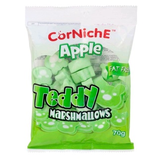 Corniche Apple Teddy Marshmallows 70g. คอนิเชอร์ มาชเมลโล่หมี 70กรัม