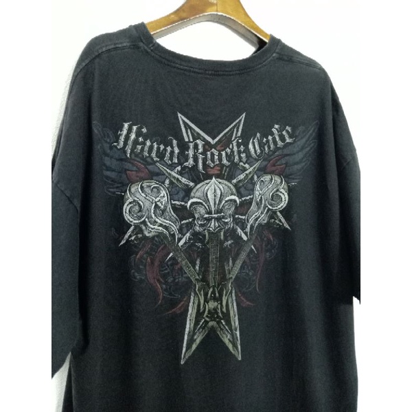 เสื้อยืด มือสอง ลาย hard rock cafe อก 52 ยาว 30