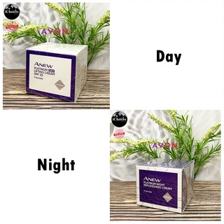 [Avon] Anew Platinum Cream with Protinol Day or Night 50 ml  เอวอน เดย์ครีม ไนท์ครีม สำหรับผู้ที่มีอายุ 55 ปีขึ้นไป