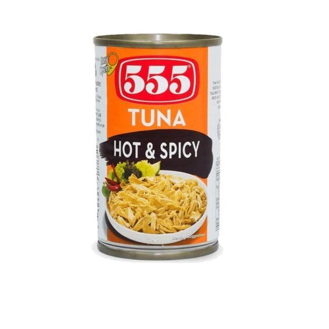 555 Tuna Hot & Spicy Easy Open 155g