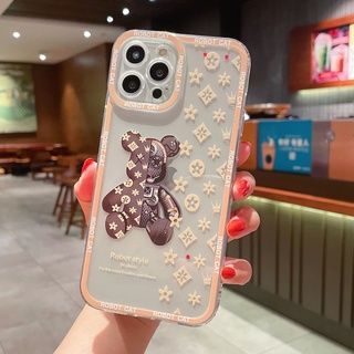 เคส Realme 9i C25Y C35 9 Pro C21Y C21-Y C31 8i C21 C20 C17 Realme 8 5G Pro C15 C12 C11 2021 2020 6i 5i 5 5s เคสนิ่มกันกระแทกหมีน่ารัก