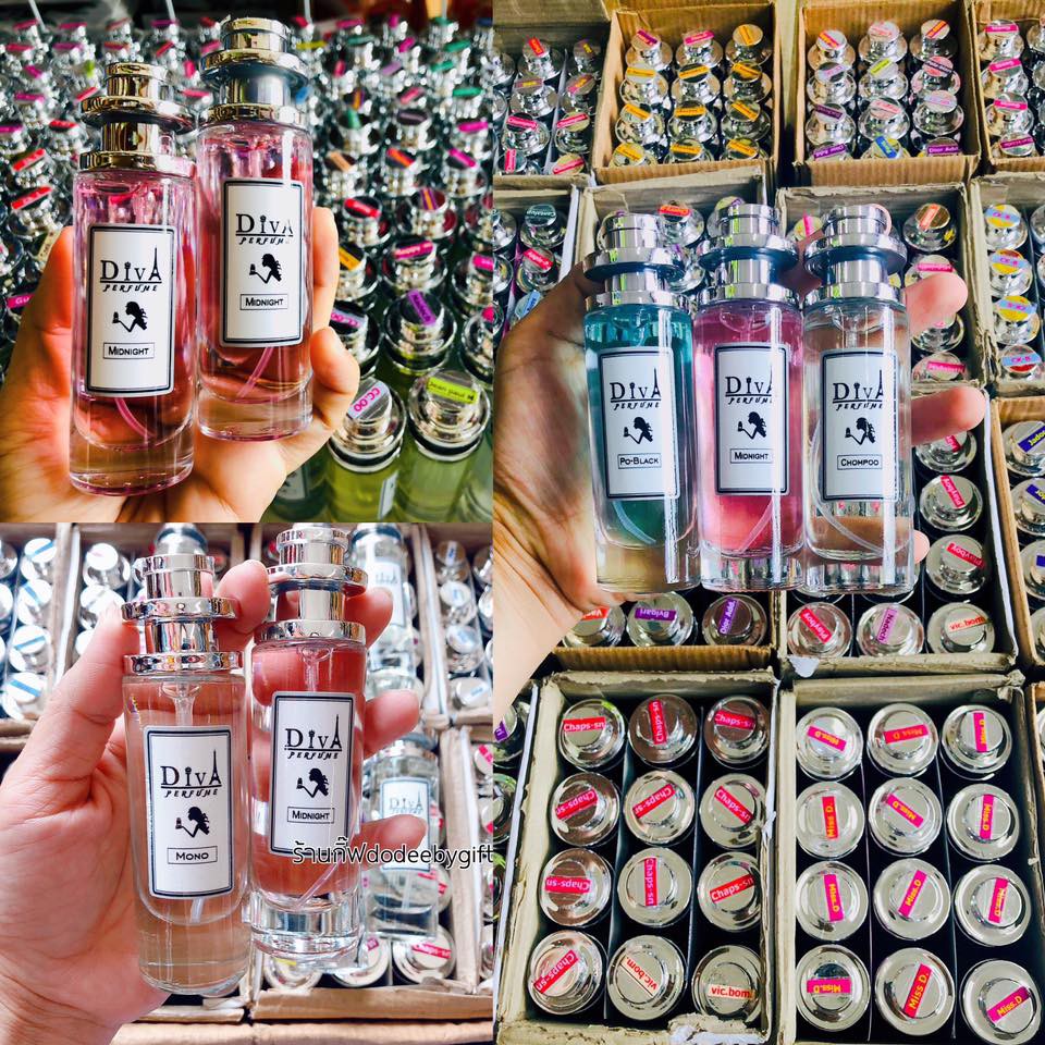 น้ำหอมดีว่า Diva Perfume มีเก็บเงินปลายทาง แท้ ส่งไว ขนาด 35 มล.
