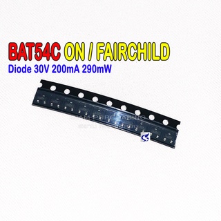 (จำนวน 10 ชิ้น) DIODE ไดโอด BAT54C ONSEMI/FAIRCHILD Schottky Barrier Diode 30V 200mA 290mW