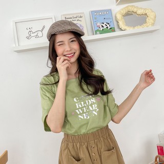 Live238# เสื้อคัตตอล มีหลายสี “นีออน” สไตล์เกาหลี Dream Big Tshirt โอเวอร์ไซน์ สาวอวบใส่ได้ พร้อมส่ง คอกลม ผ้านุ่ม