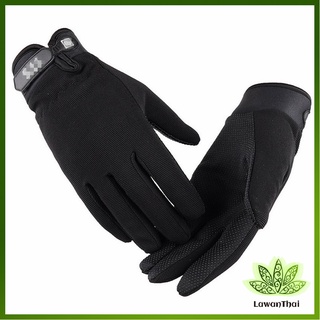 Lawan ถุงมือมอเตอร์ไซค์ รุ่น 5.11 ไบค์เกอร์ ขับรถ ยุทธวิธี  Non-slip gloves