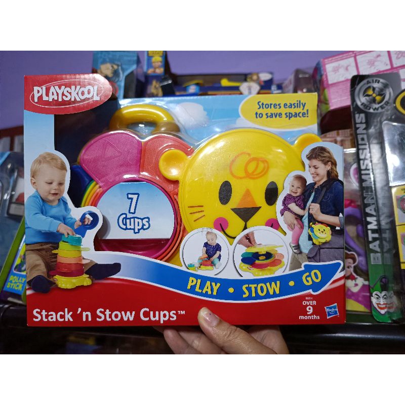 PLAYSKOOL Stack'n Stow Cups เซตถ้วยสแต๊ก 7Cups ของแท้ 100%