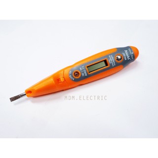 Asaki ไขควงลองไฟดิจิตอล LED มีไฟฉาย AK-9058 Pro. Digital Voltage Tester