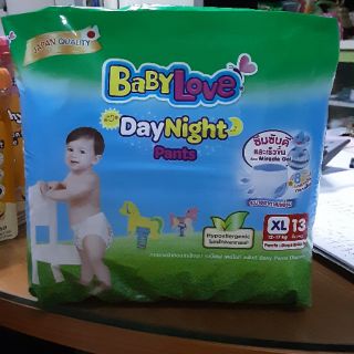 (ลังละ​ 6 ห่อ)​ผ้าอ้อม Baby Love Day &amp; Night