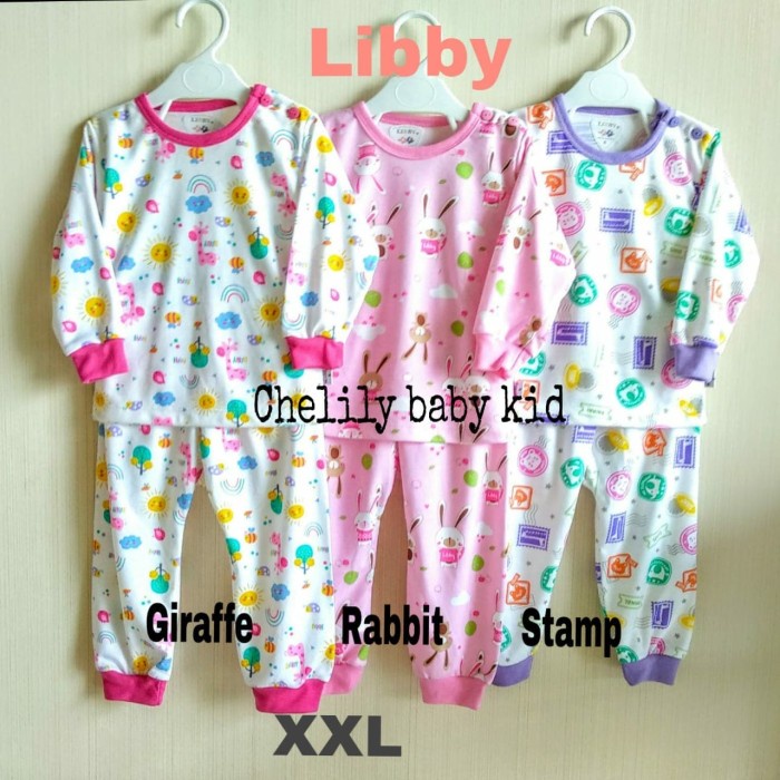 Lobby XXL Long Pajama Set สําหรับเด็ก MIX Girl 3-4 ปี - แสตมป์