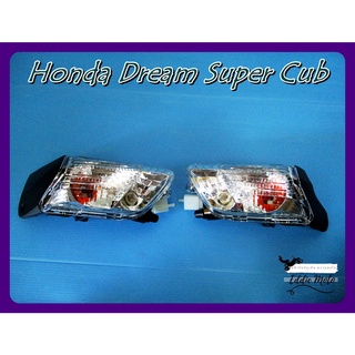 HONDA DREAM SUPER CUB FRONT TURN SIGNAL RH&amp;LH SET  // ไฟเลี้ยวหน้า ซ้าย-ขวา