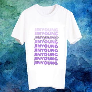 เสื้อยืดสีขาว สั่งทำ เสื้อยืด Fanmade เสื้อแฟนเมด เสื้อยืดคำพูด เสื้อแฟนคลับ PKJY33 Park Jinyoung ปาร์คจินยอง