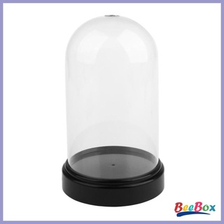 Clear Protective Case 10x16cm Box Round Dustproof for Action Figure Display