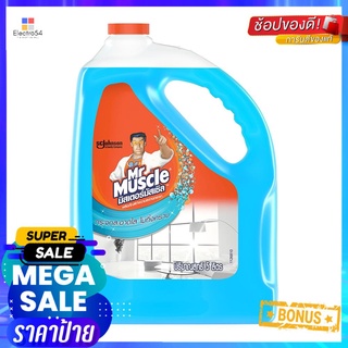 น้ำยาทำความสะอาดกระจก MR.MUSCLE 5,200 มล.LIQUID CLEANING MIRROR MR.MUSCLE 5,200ml