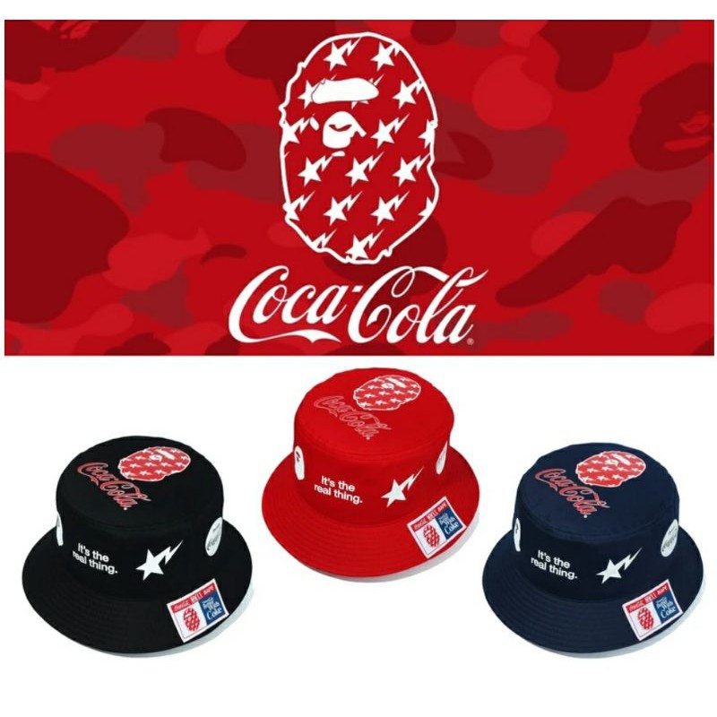 BAPE x Coca Cola Bucket Hat