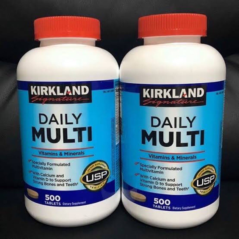 Kirkland Daily Multi Vitamins & Minerals with Calcium & Vitamin D 500