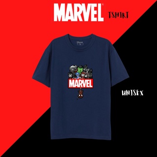 เสื้อยืด พิมพ์ลาย Marvel SUPER HERO UNISEX