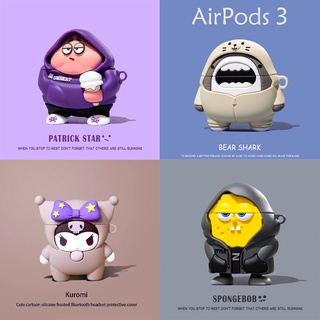 ใหม่ เคสป้องกันหูฟัง ลายโบว์คุโรมิ สําหรับ AirPods 3 (3rd) 2021 AirPods 3 3rd AirPods Pro AirPods 1 2