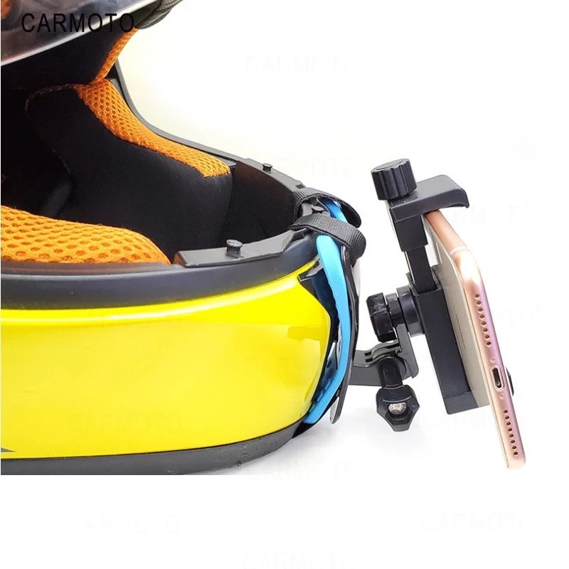 (พร้อมส่ง) ขายึดมือถือ สำหรับไม้3way หรือ อุปกรณ์กล้องแอคชั่น Action camera ติดคาง รัดคาง ขายึด ติดหมวก ยึดหมวก thumbnail 4