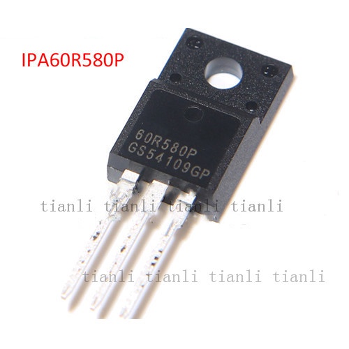 5pcs IPA60R580P TO-220F 60R580P TO220F IPA60R580 60R580 TO-220 ทรานซิสเตอร์เชื่อม