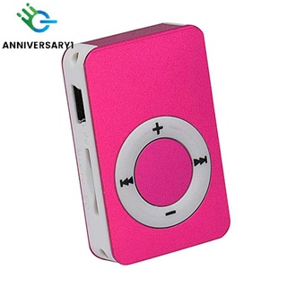 [COD&amp;สินค้าพร้อม]Metal Mini Clip MP3 Player Sport Digital Music Support TF Card MP3 USB 2.0