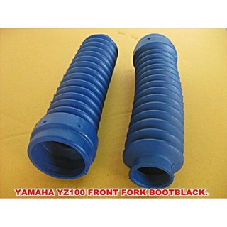 YAMAHA YZ100 D E F year 1977-1979 IT125 G year 1980 MX175 year 1979-1981 FRONT FORK RUBBER "BLUE" // ยางกันฝุ่น สีดำ