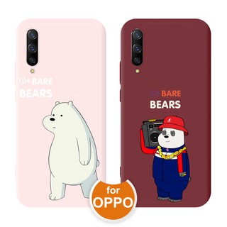 Bears OPPO F11 R17 Pro กรณี F1S A12 Cover A12E A37 A39 A8 A52 A57 A59 A59S A72 A91 A92 F3 Lite A31 A5 A9 2020 Reno 2z 2f 3 4 Pro Ace Realme 5 5S 5i 6i C3 6 X X2 Pro Soft Phone Case