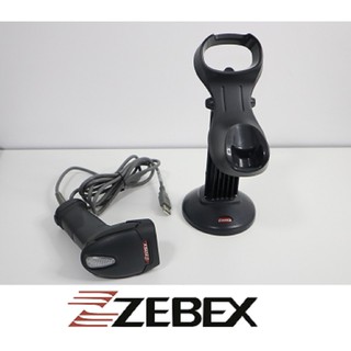 เครื่องอ่านบาร์โค้ด Zebex Z-3190 Barcode Scanners (1D) พร้อมขาตั้ง มือสอง